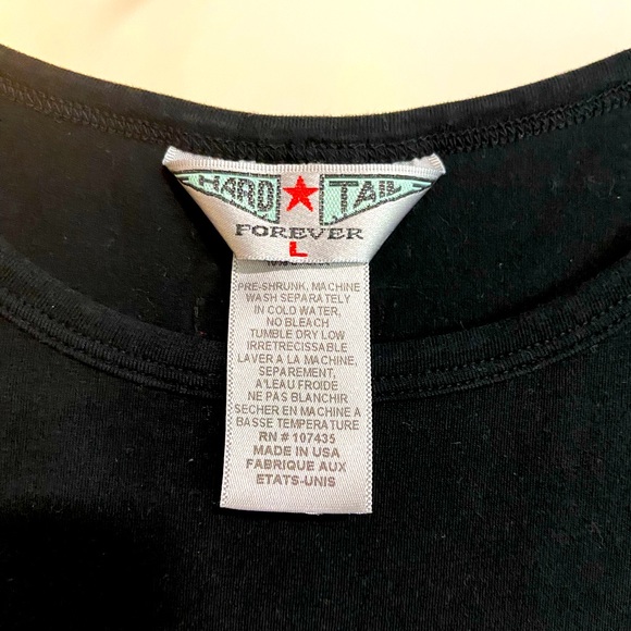 Hard Tail Ruched Capped-sleeved Dress, Black, Size Large - Picture 5 of 7